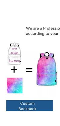 custom backpack