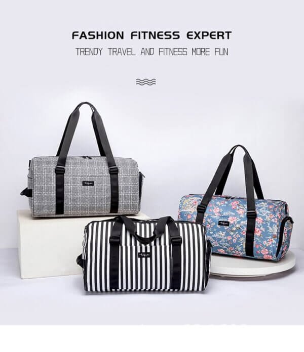 gym bag travel duffel bags with shoe compartment dry and wet separation storage pocket waterproof workout swim yoga bag
