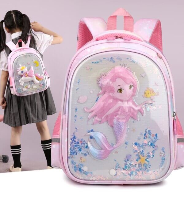 mermaids unicorn 3 d eva molded 12 inch backpack
