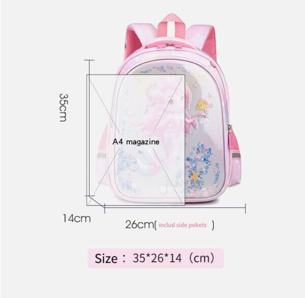 mermaids unicorn 3 d eva molded 12 inch backpack
